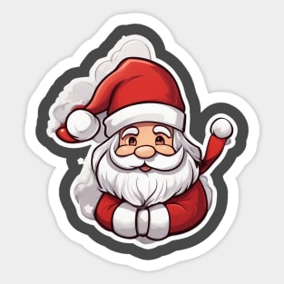 Christmas 2024 Santa Claus Design Sticker